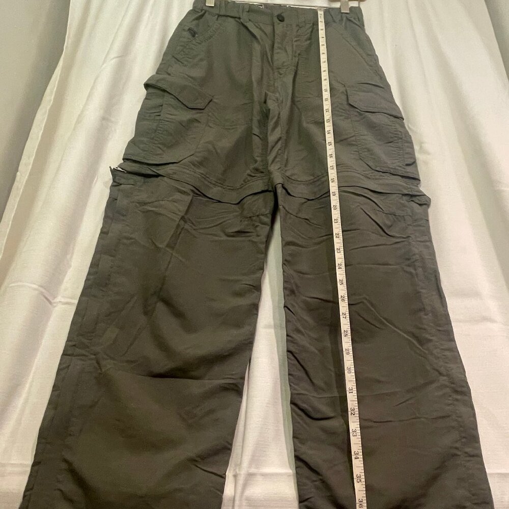 PA7021- REI Nylon Cargo Pants Men’s S/30L • Olive Green • Outdoor Hiking Pants